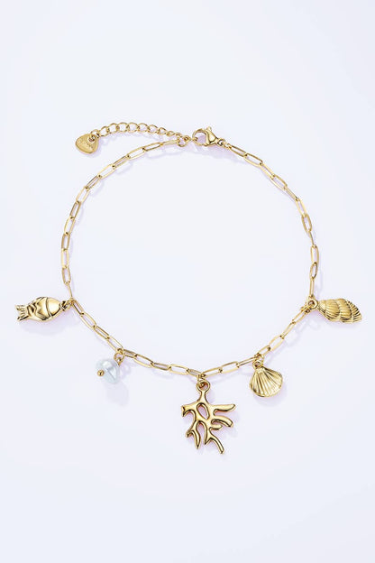 Stainless steel anklet 624RX36