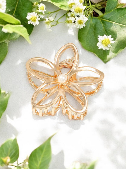 Pince à cheveux en forme de fleur ZE16