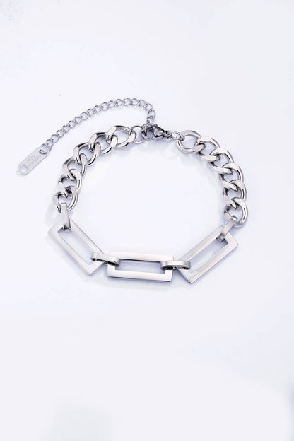 Bracelet chaîne en acier inoxydable 324DY02