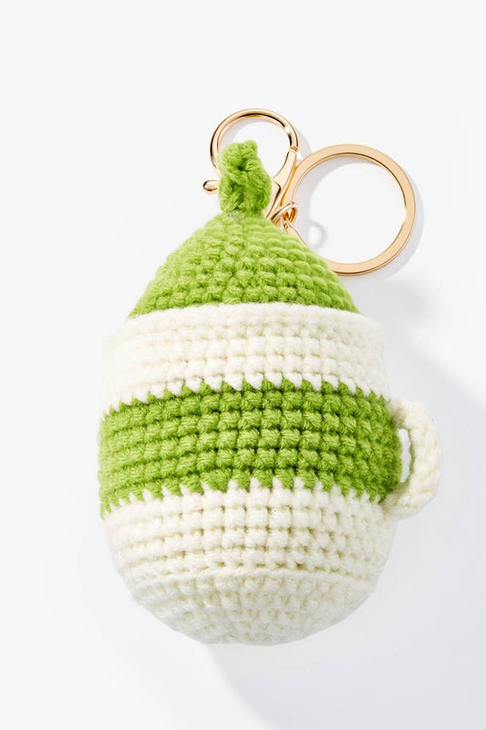 Grigri bag charm Crochet mug 9cm PC040HZ