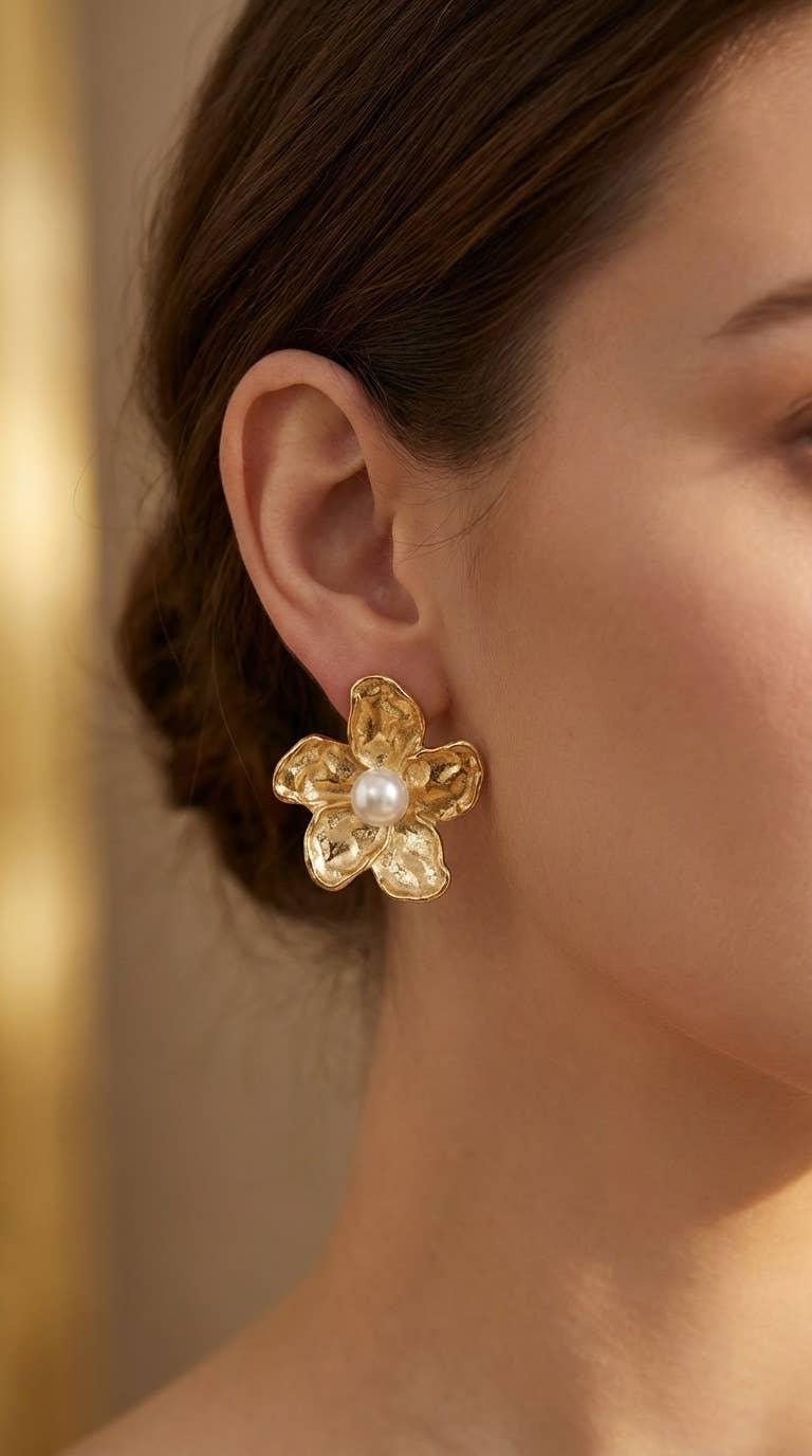 Boucles d'oreilles en acier inoxydable 124AQ539