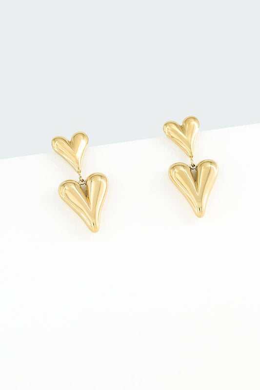 Boucles d'oreilles en acier inoxydable 124DY51