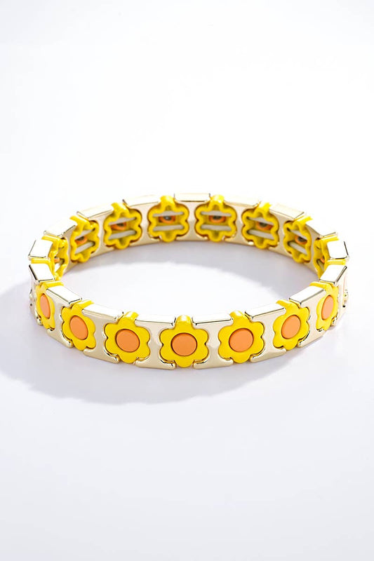 Bracelet acier élastique coloré 324CP07