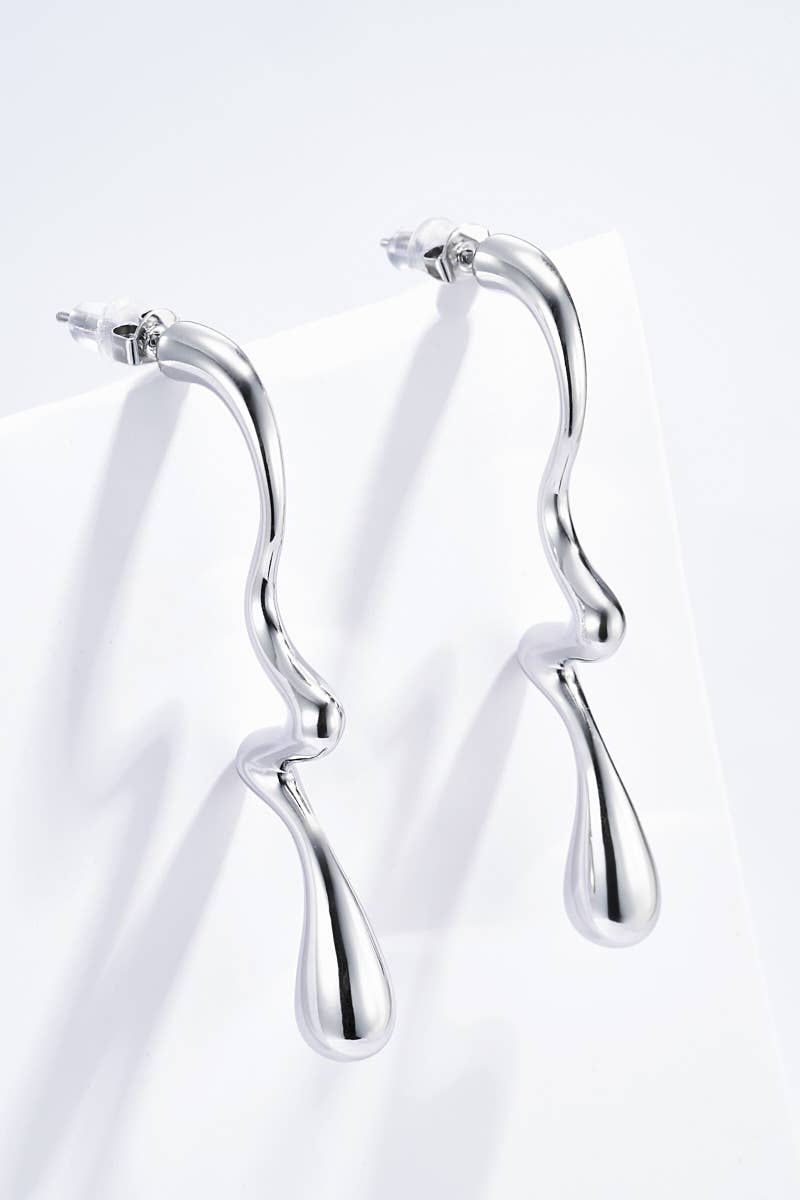 Boucles d'oreilles en acier inoxydable 124AQ291