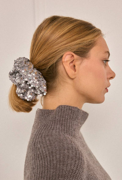 Sequin elastic scrunchie FQ93