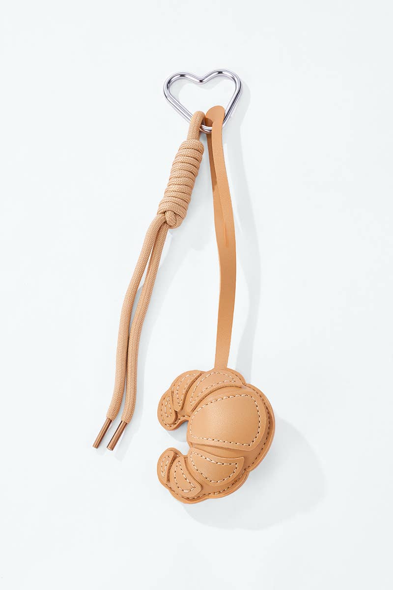 Croissant bag charm PC003MT