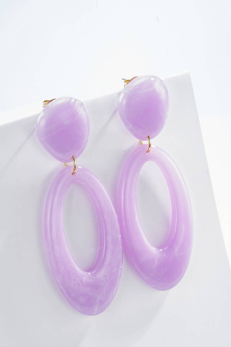 Boucles d'oreilles en acier inoxydable 124CP06