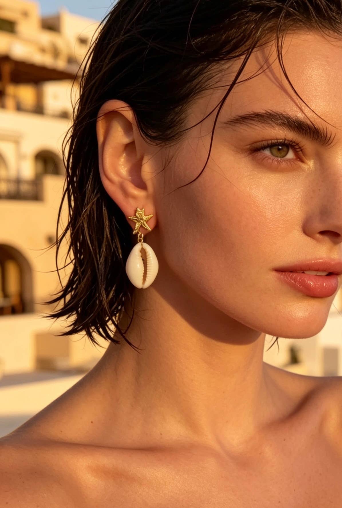 124RX318 stainless steel earrings