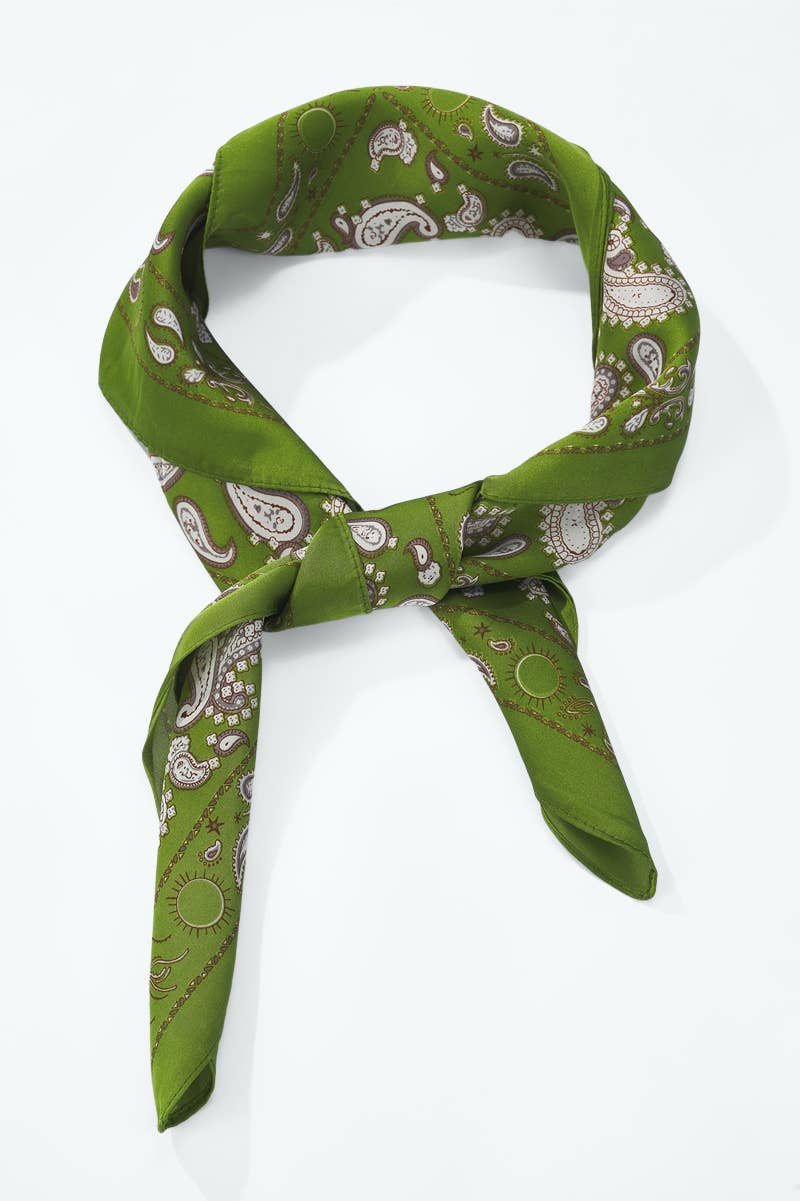 Patterned scarf 70 x 70 cm FL62