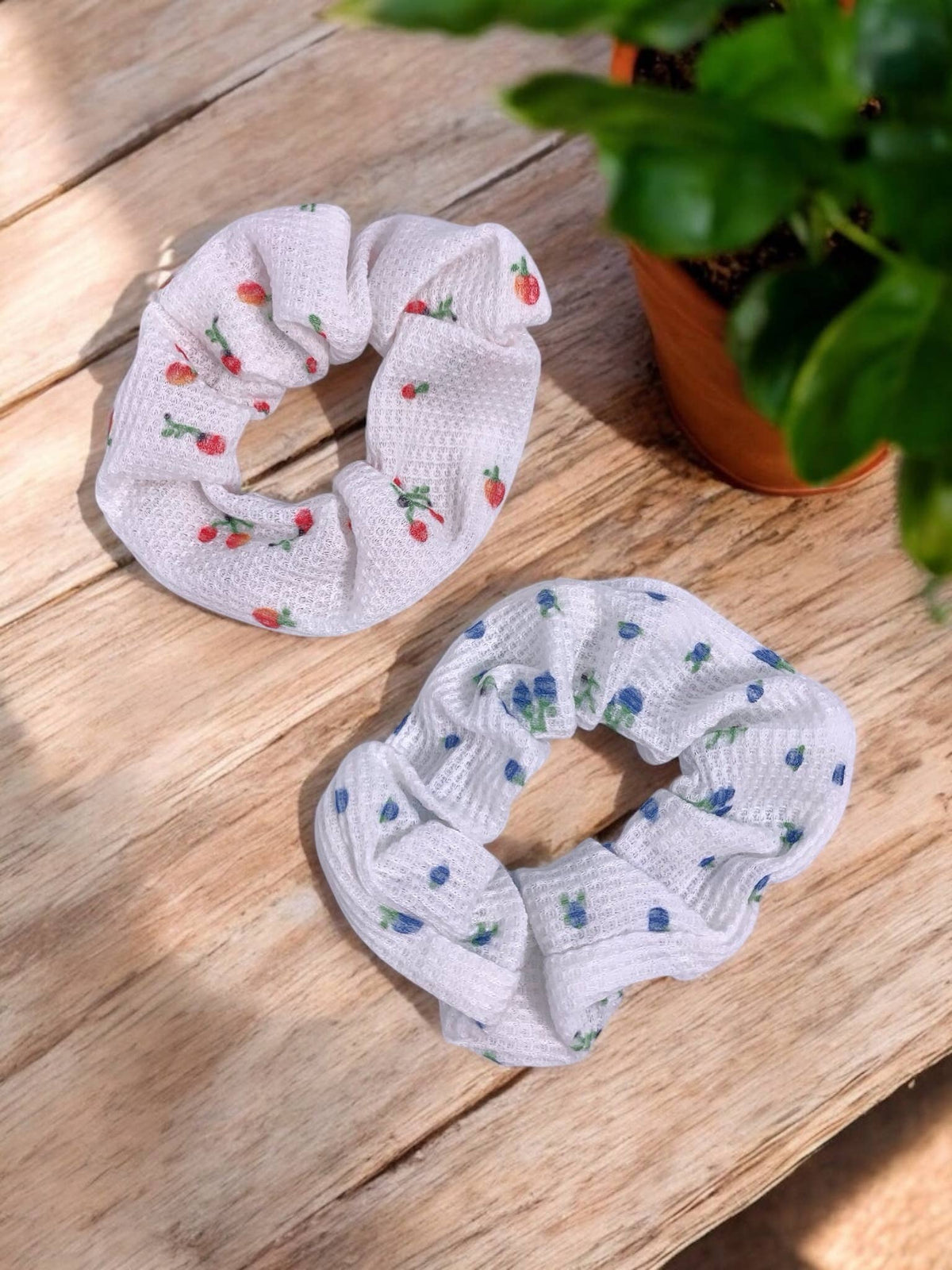 Cherry Print Elastic Scrunchie FQ37