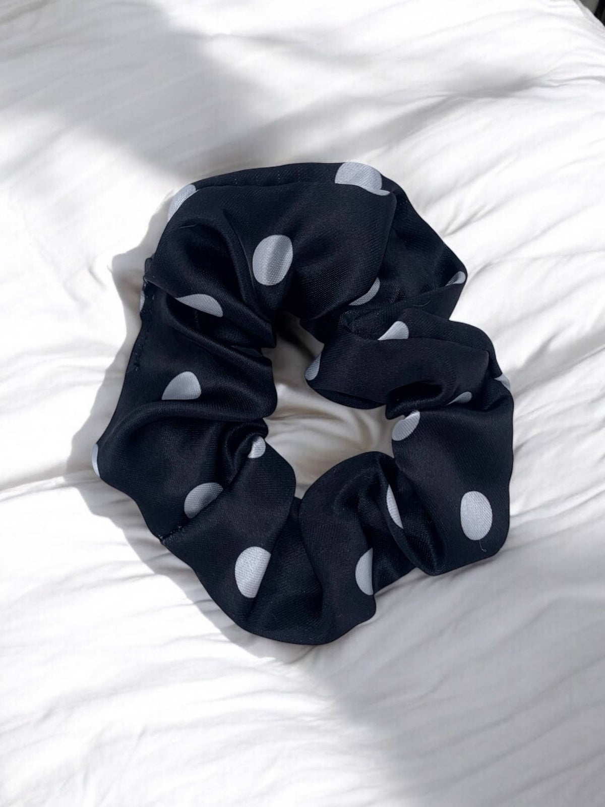 Chouchou en tissu imprimé à pois FQ19