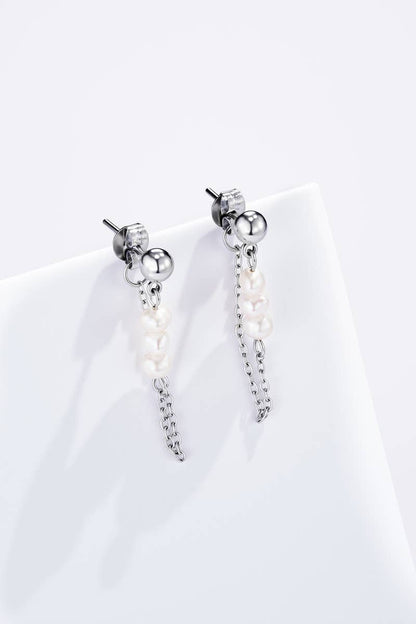 Stainless steel earrings 124AQ586