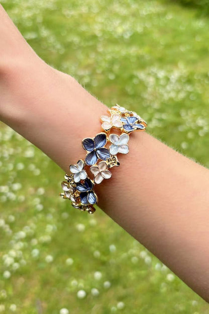 Colorful elastic flower bracelet 324CP22