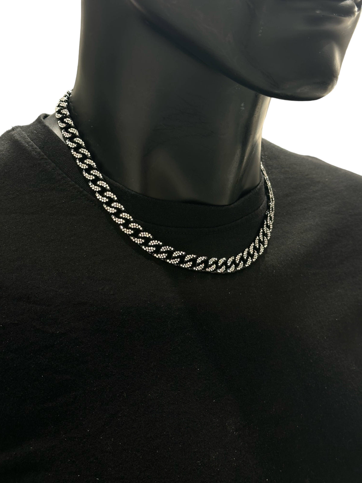 Stainless steel necklace 2K070809-SMALL