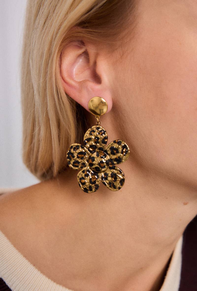 Boucles d'oreille en acier inoxydable 124RX197