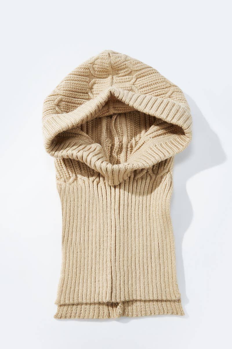 Slip-on split beanie MJ209SD