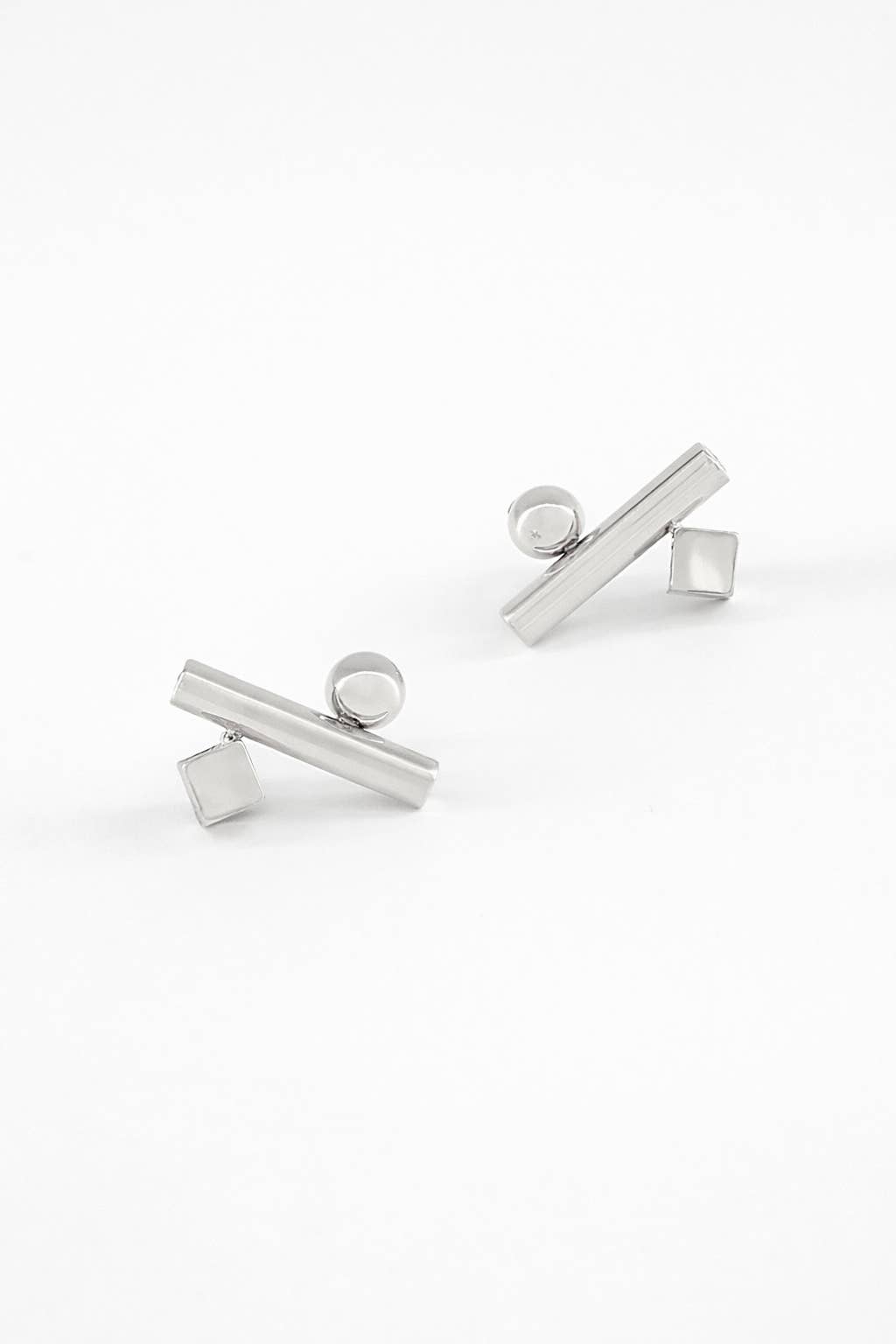 Boucles d'oreilles en acier inoxydable 124AQ296