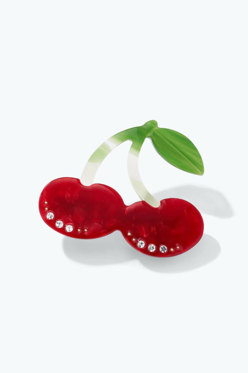 Fruit hair clip 4.5cm BRT111LY