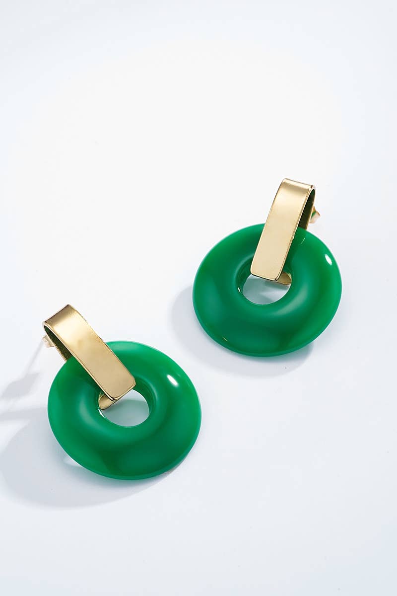 124CP04 stainless steel earrings