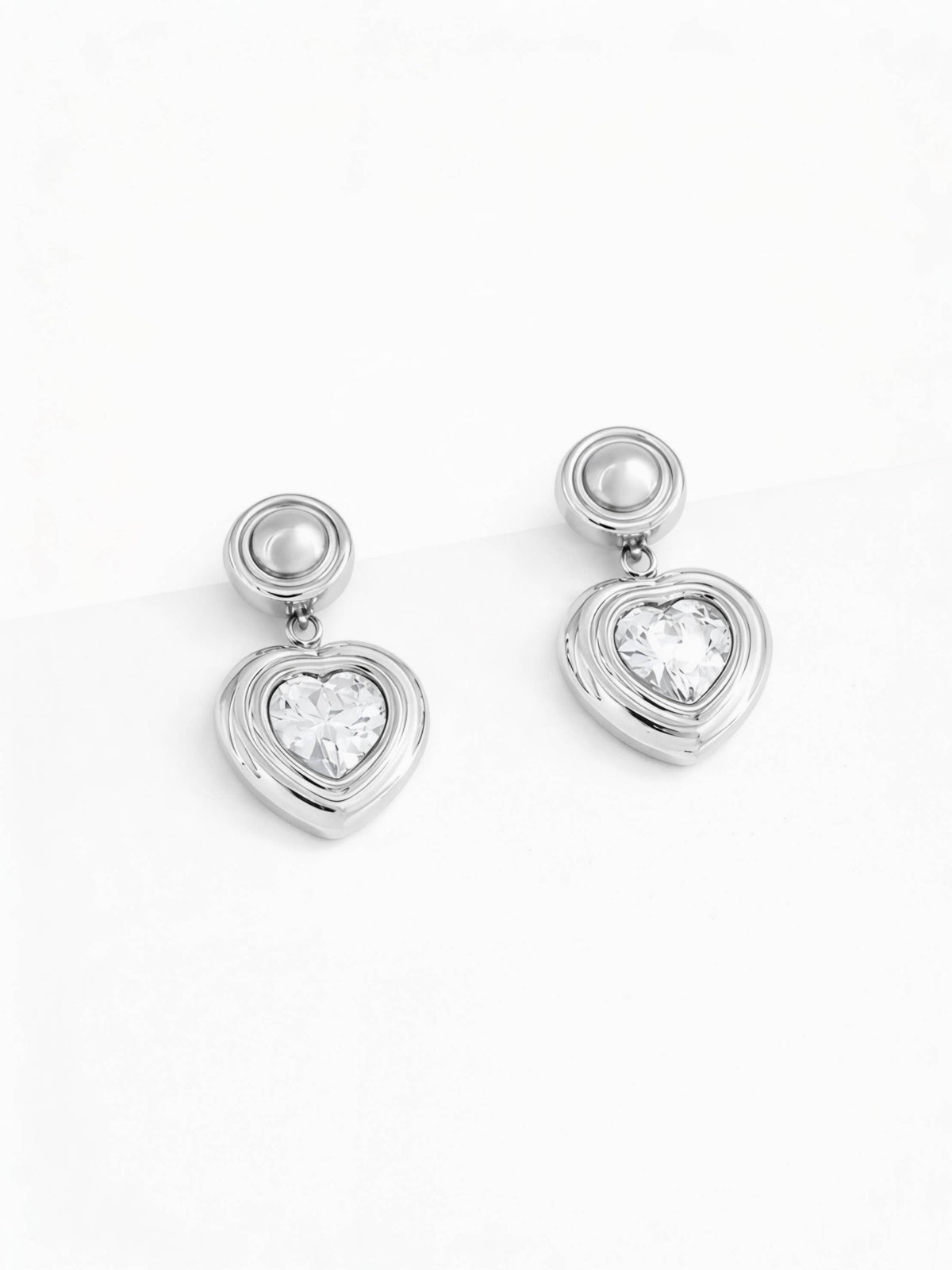 Boucles d'oreilles en acier inoxydable 124AQ298