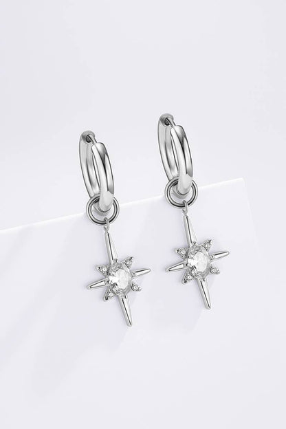 Stainless steel earrings 124AQ501