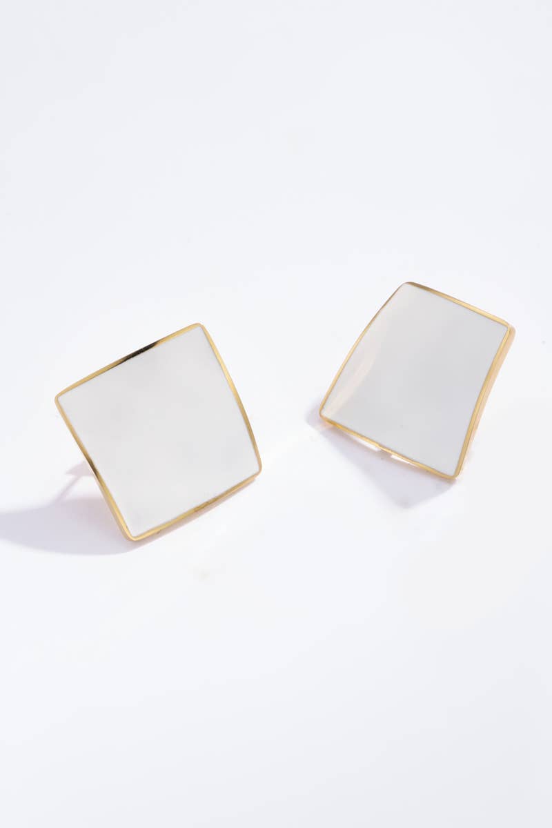 Stainless Steel Stud Earrings 124AQ108N109N110N111