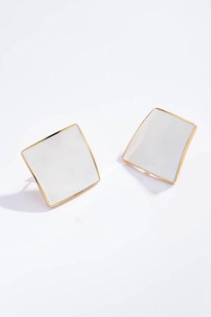 Stainless Steel Stud Earrings 124AQ108N109N110N111
