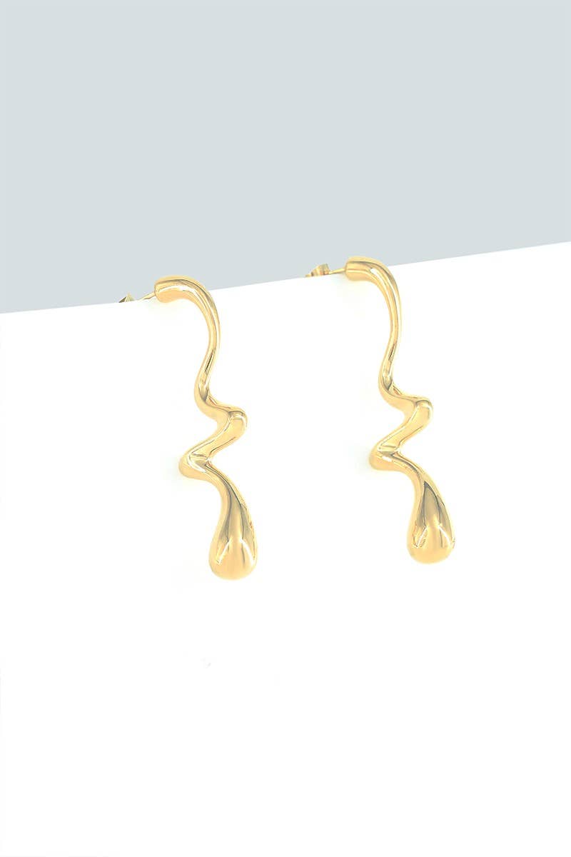 Boucles d'oreilles en acier inoxydable 124AQ281