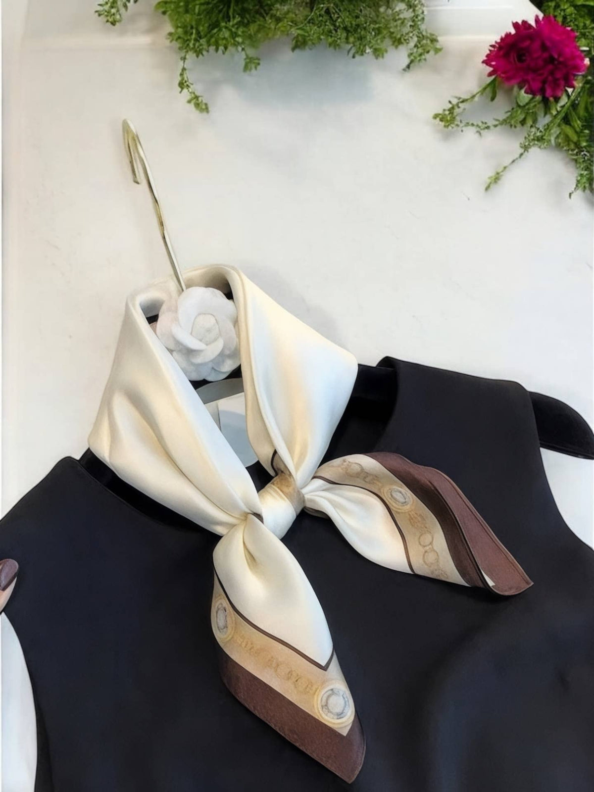 Silk scarf 53x53cm FL30