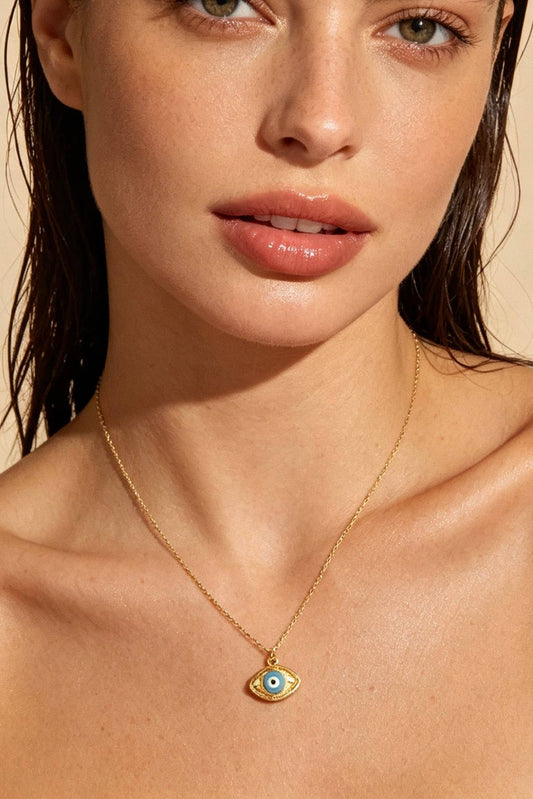 Collier pendentif œil en acier inoxydable 224RX52