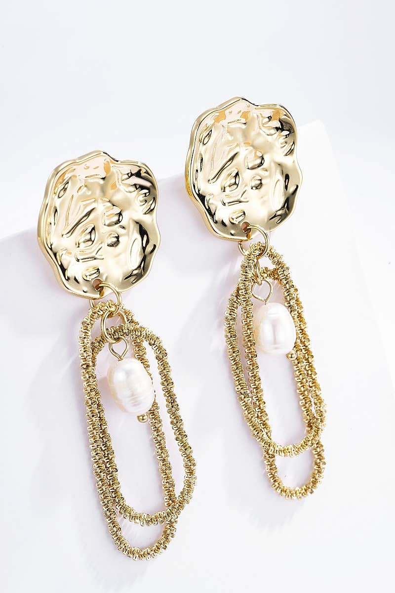 Boucles d'oreilles en acier inoxydable 124AQ244