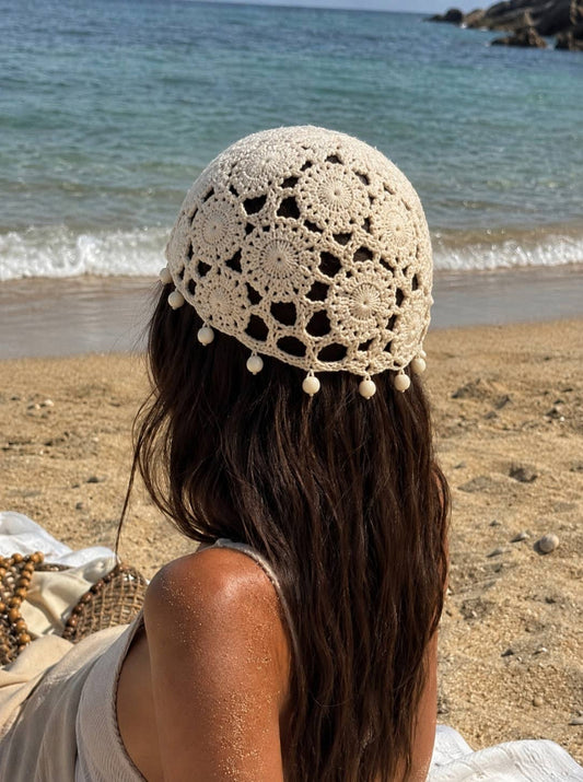 Cotton crochet beanie MJ502HS