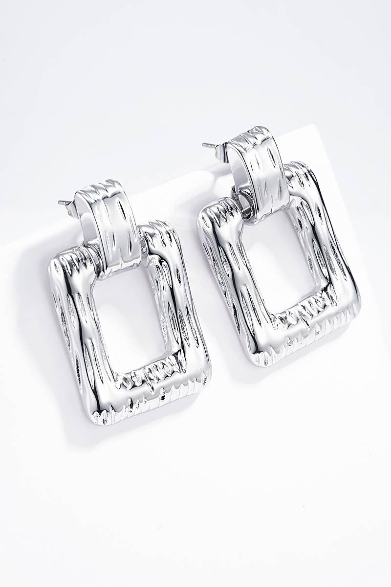 Boucles d'oreilles en acier inoxydable 124AQ271