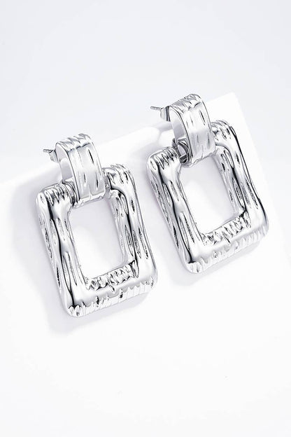 Boucles d'oreilles en acier inoxydable 124AQ271
