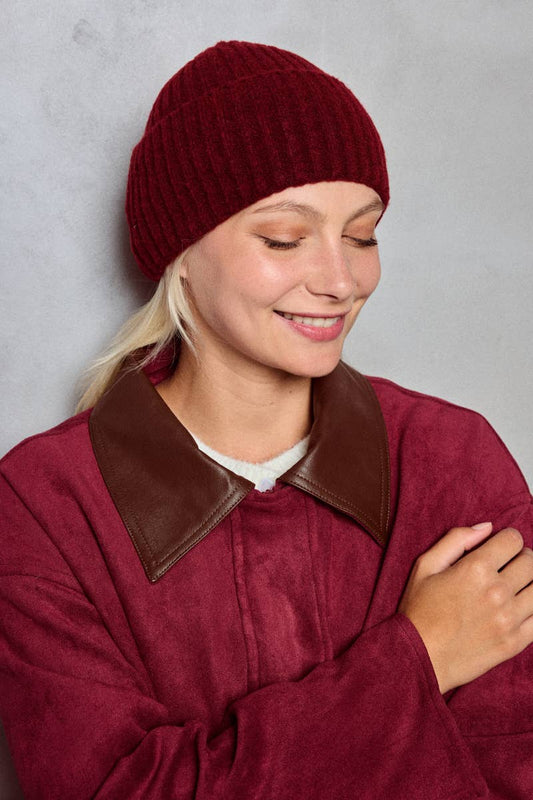 MJ201SD solid color beanie