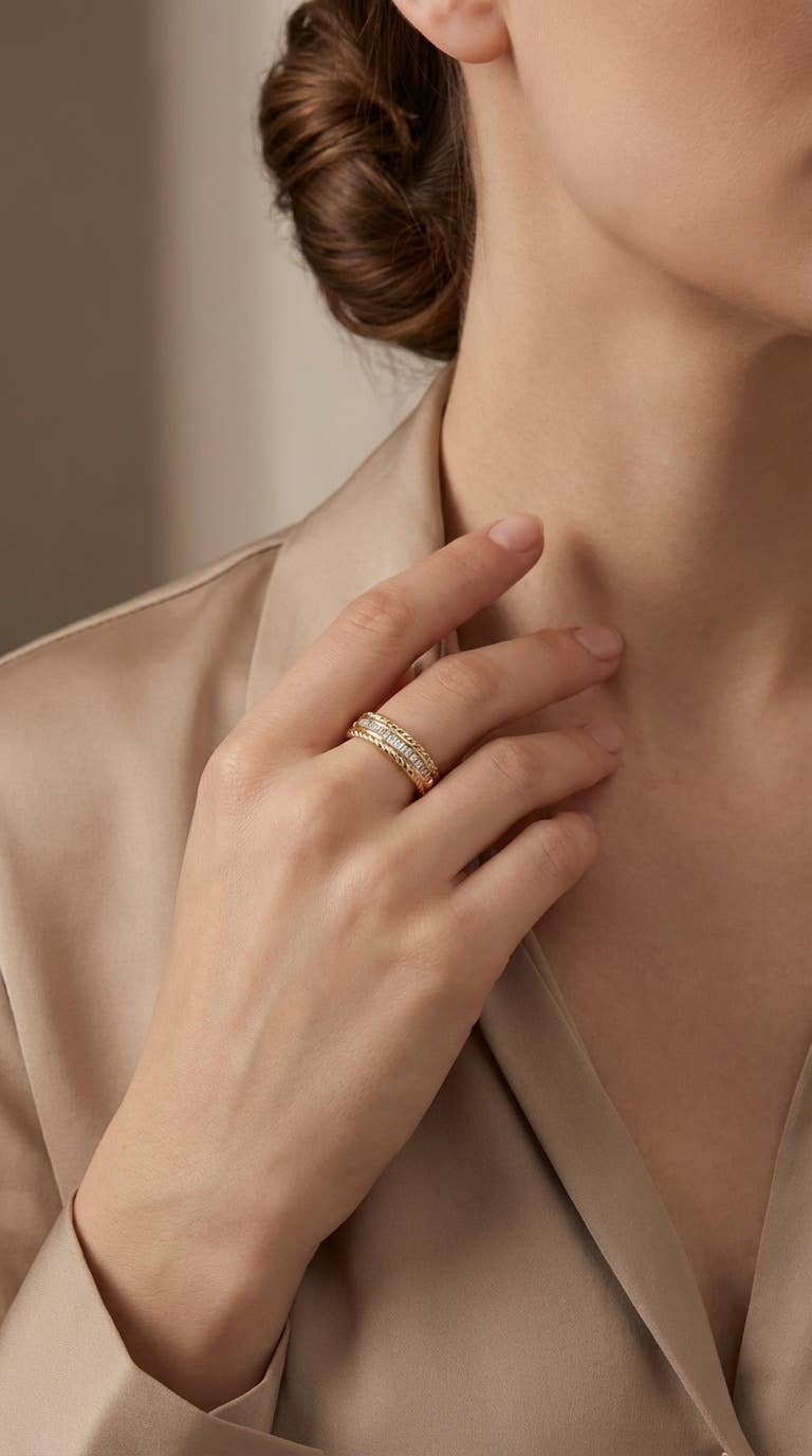 Stainless steel ring 424RX314