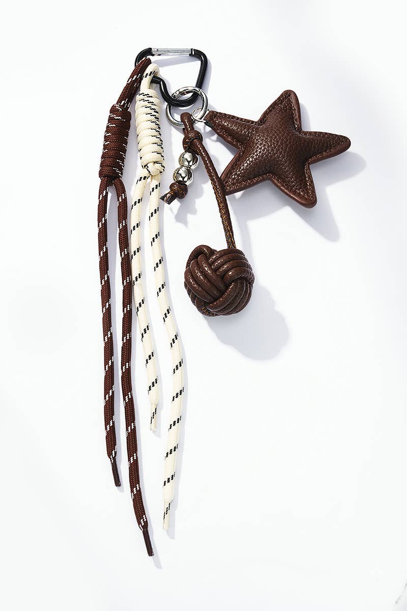 Star bag charm and keyring PC38