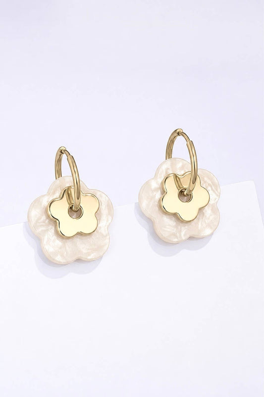 Boucles d'oreilles en acier inoxydable 124RX357