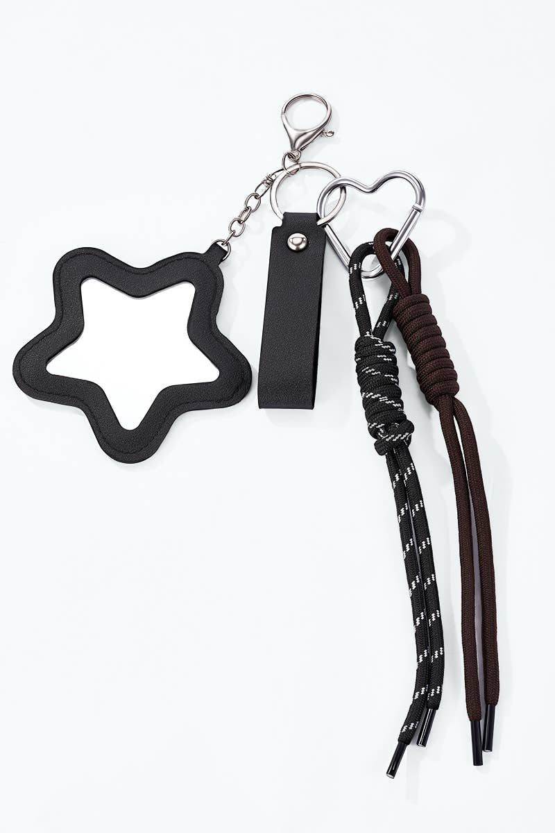 Miroir étoile bag charm PC013MT