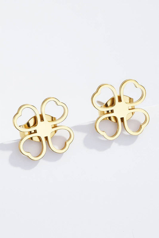 Boucles d'oreille en acier inoxydable 124RX141