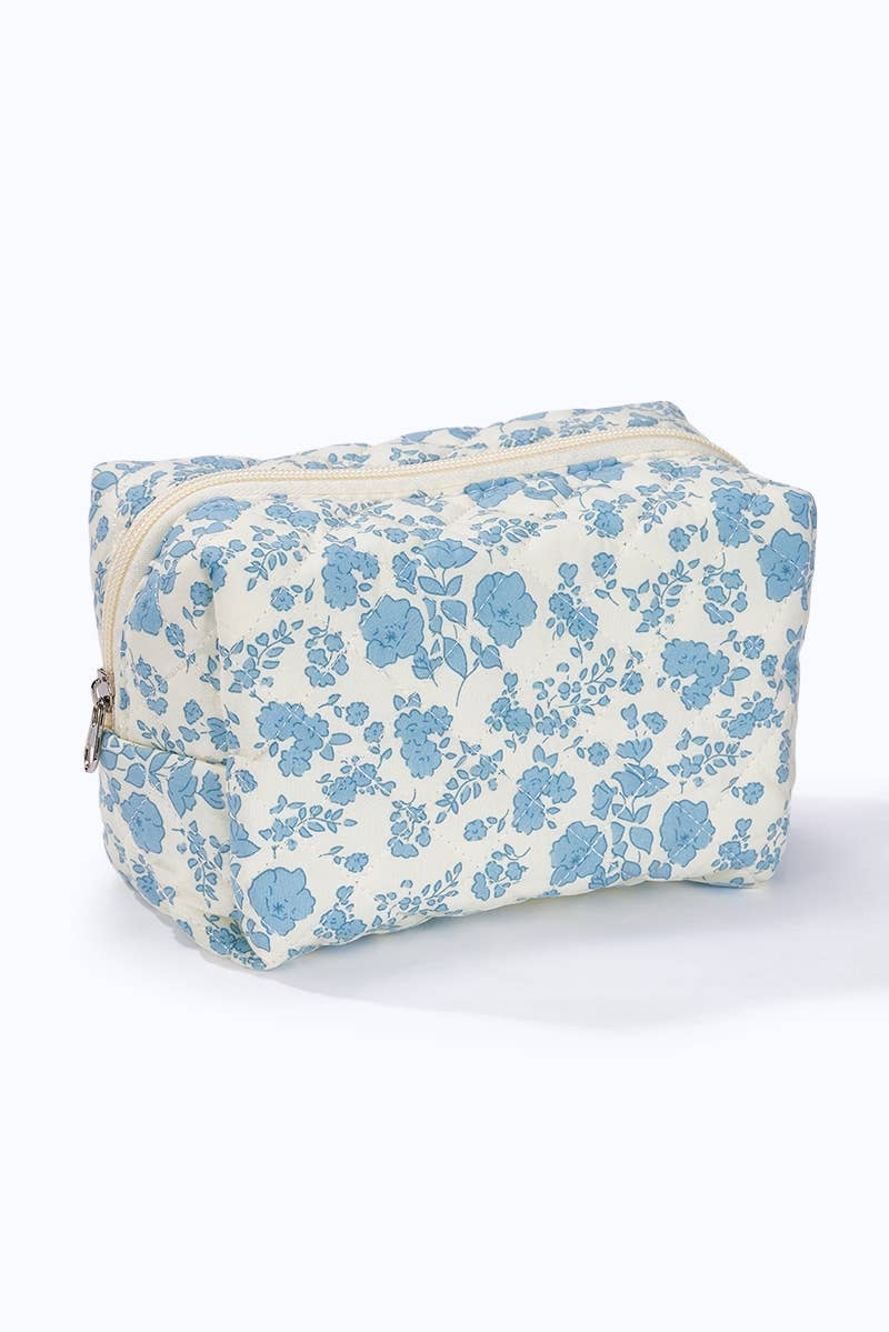 Quilted floral toiletry bag CY310JH