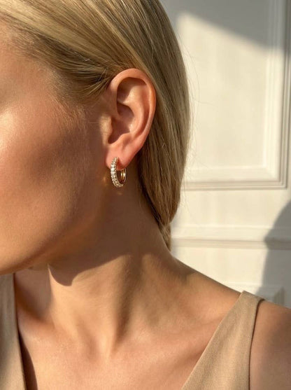 Boucles d'oreilles en acier inoxydable 124RX295