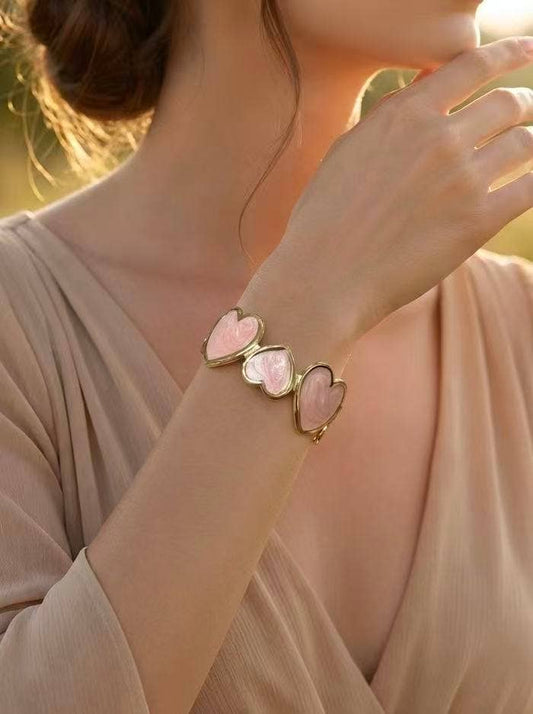 Stainless steel bangle bracelet 324AQ407
