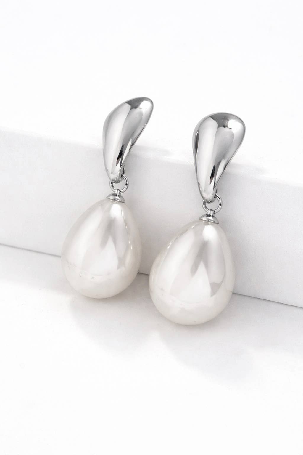 Boucles d'oreilles en acier inoxydable 124AQ283