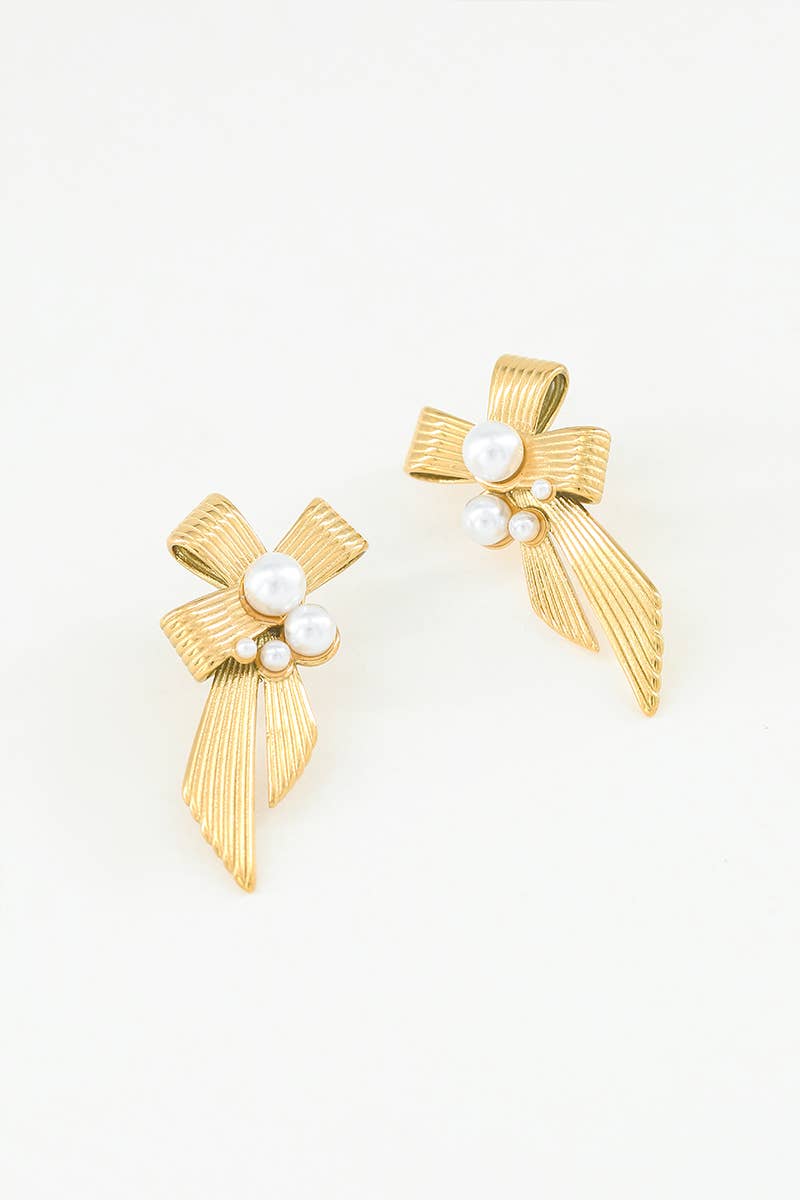 Boucles d'oreilles en acier inoxydable 124YC57