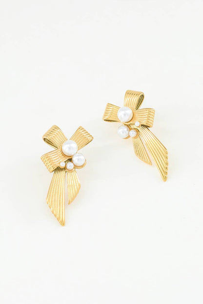 Boucles d'oreilles en acier inoxydable 124YC57