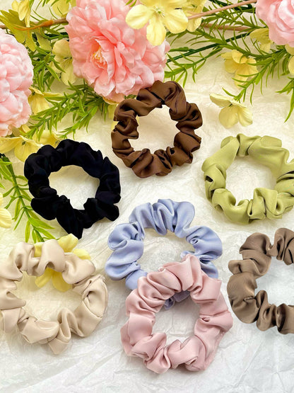 8cm Satin Scrunchies FQ91
