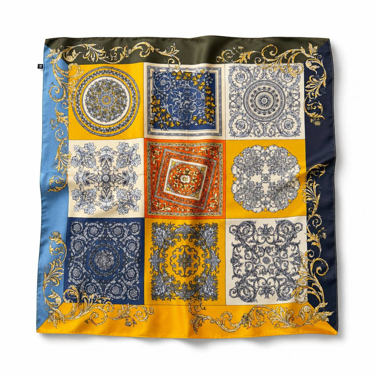 Patterned scarf 70 x 70 cm FL68
