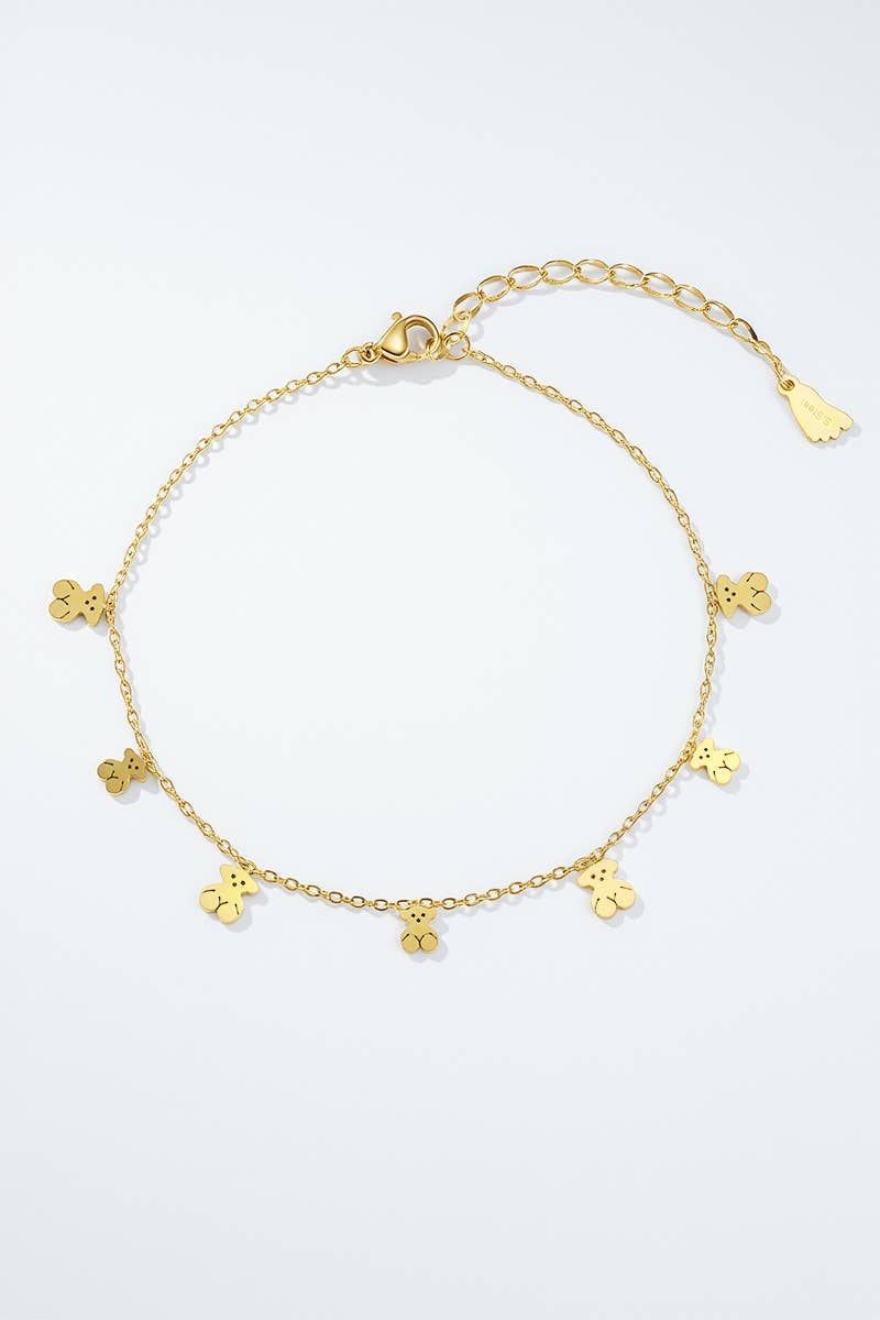 Stainless steel anklet 624AQ14