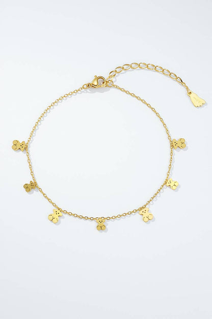 Stainless steel anklet 624AQ14